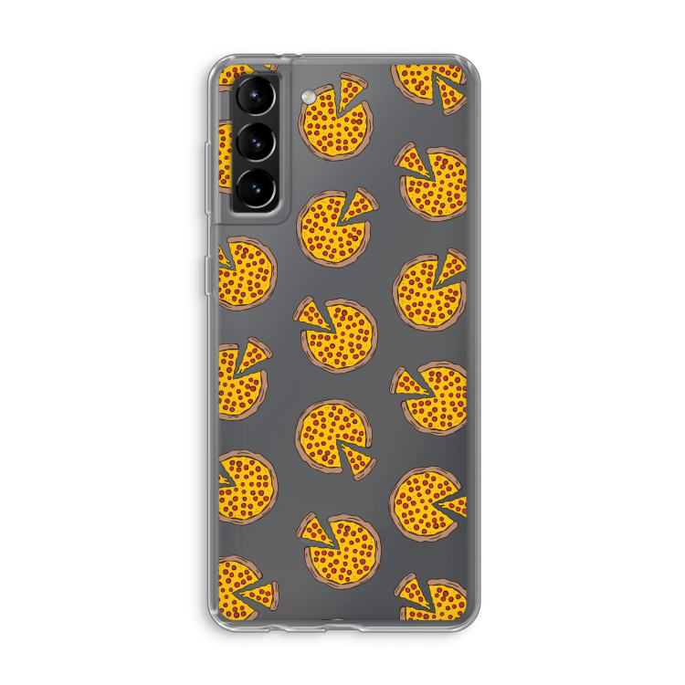 You Had Me At Pizza: Samsung Galaxy S21 Plus Transparant Hoesje