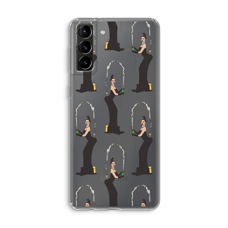Pop Some Kim: Samsung Galaxy S21 Plus Transparant Hoesje