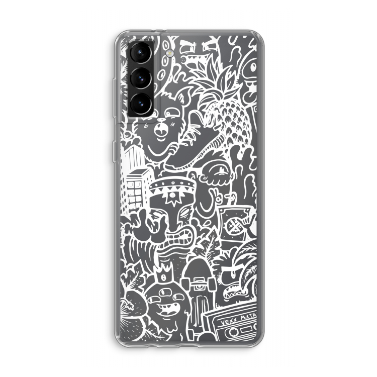 Vexx Mixtape #2: Samsung Galaxy S21 Plus Transparant Hoesje