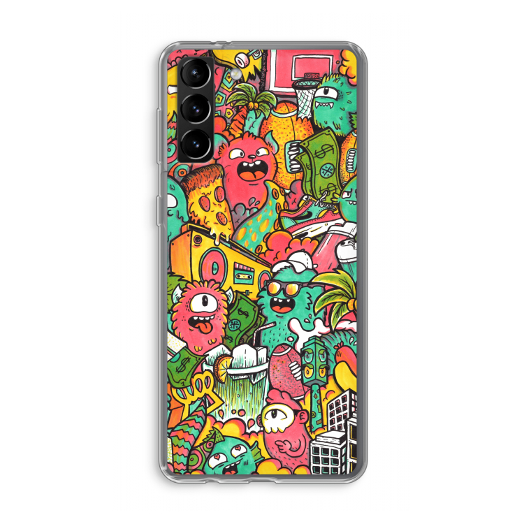 Vexx City: Samsung Galaxy S21 Plus Transparant Hoesje