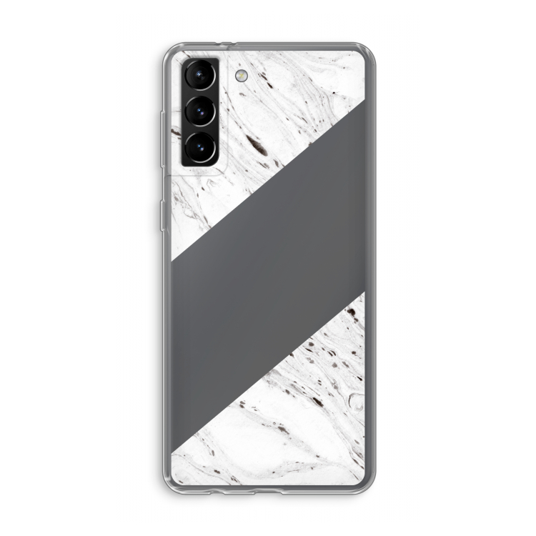 Biggest stripe: Samsung Galaxy S21 Plus Transparant Hoesje