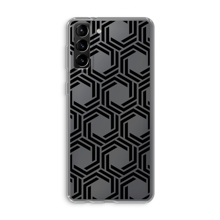 Geometrisch patroon: Samsung Galaxy S21 Plus Transparant Hoesje
