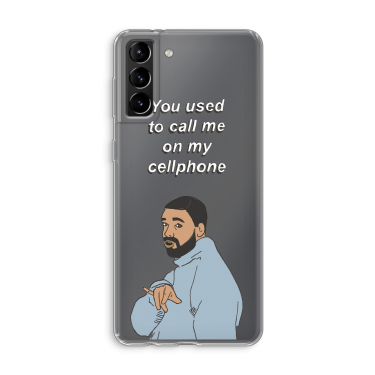 Hotline bling: Samsung Galaxy S21 Plus Transparant Hoesje