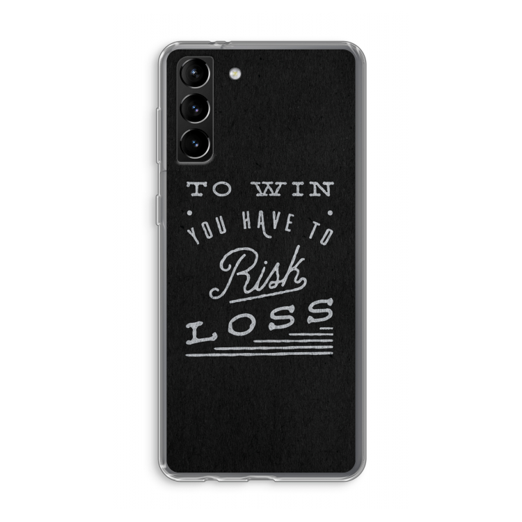 Risk loss: Samsung Galaxy S21 Plus Transparant Hoesje