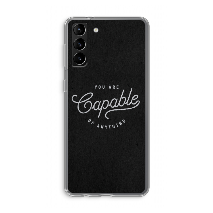 Capable: Samsung Galaxy S21 Plus Transparant Hoesje