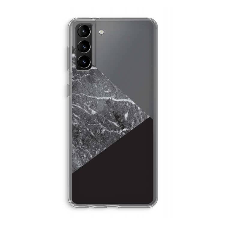 Combinatie marmer: Samsung Galaxy S21 Plus Transparant Hoesje