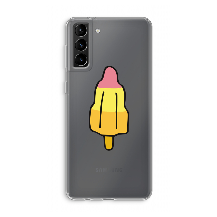 Raketijsje: Samsung Galaxy S21 Plus Transparant Hoesje
