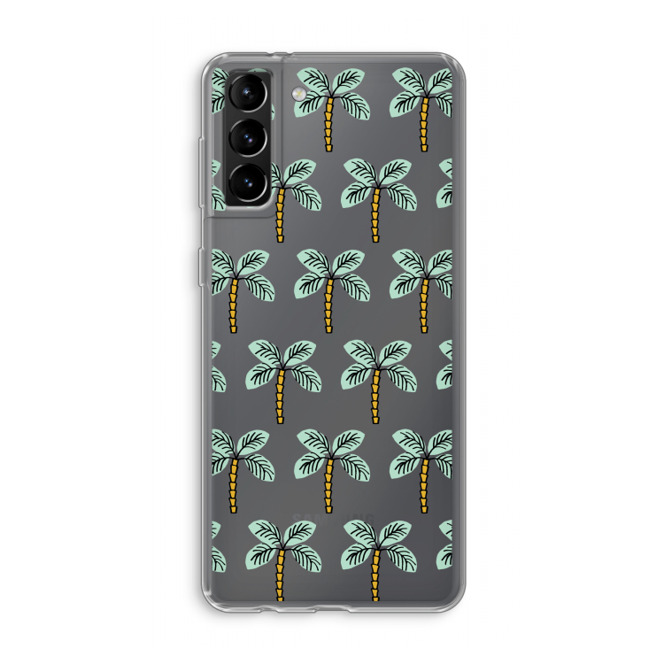 Paradise: Samsung Galaxy S21 Plus Transparant Hoesje