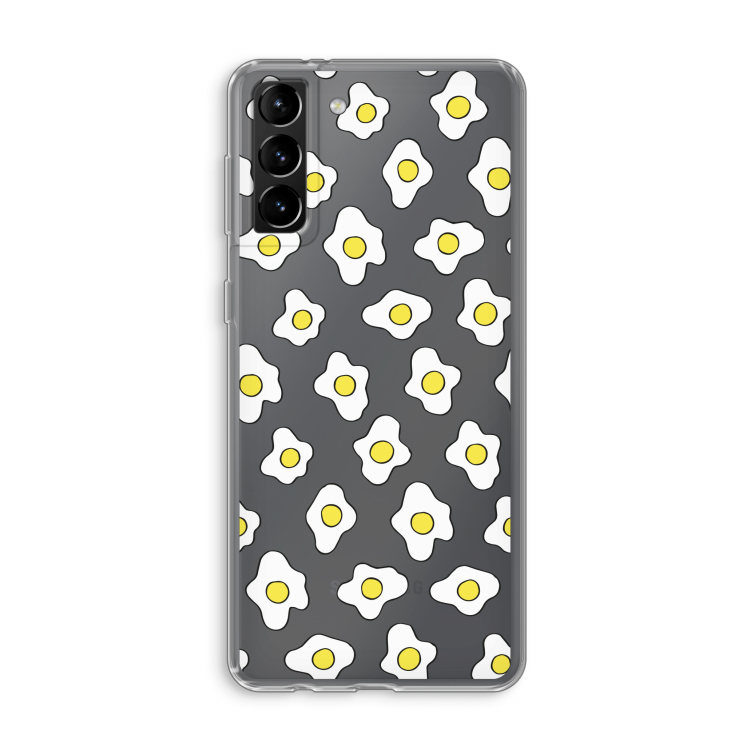 Spiegeleitjes: Samsung Galaxy S21 Plus Transparant Hoesje