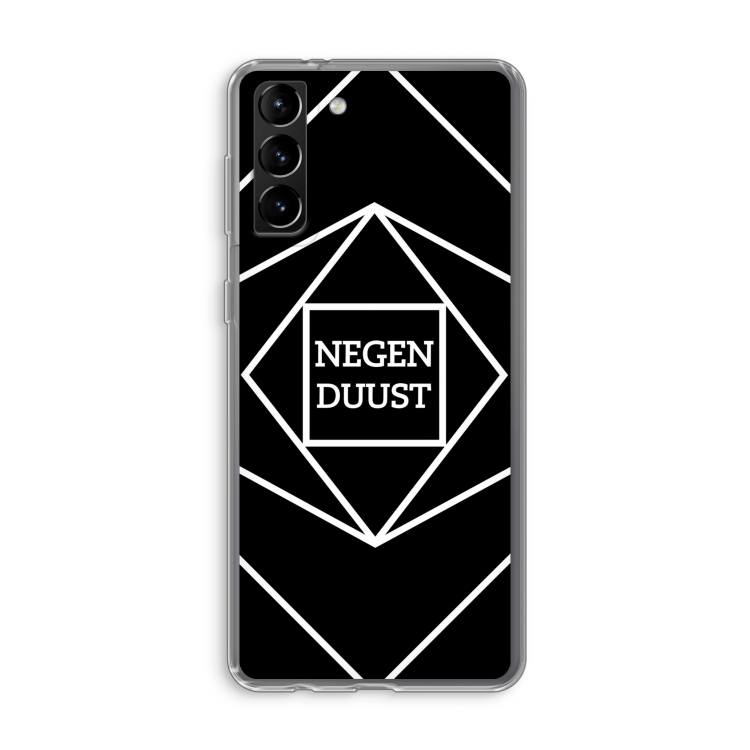 Negenduust geometrisch: Samsung Galaxy S21 Plus Transparant Hoesje