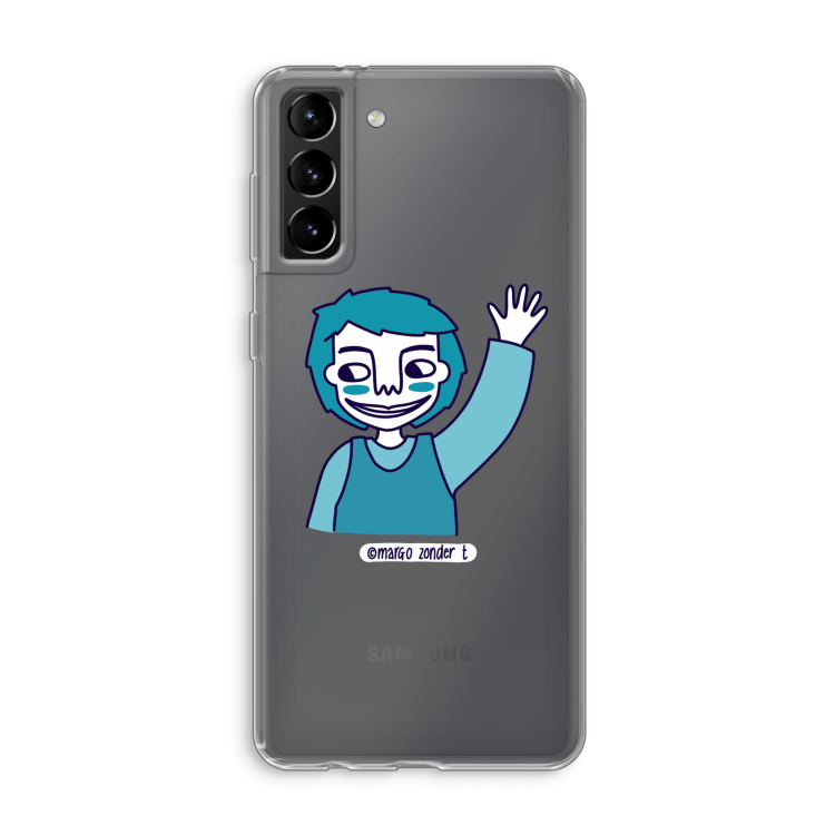 Zwaai: Samsung Galaxy S21 Plus Transparant Hoesje