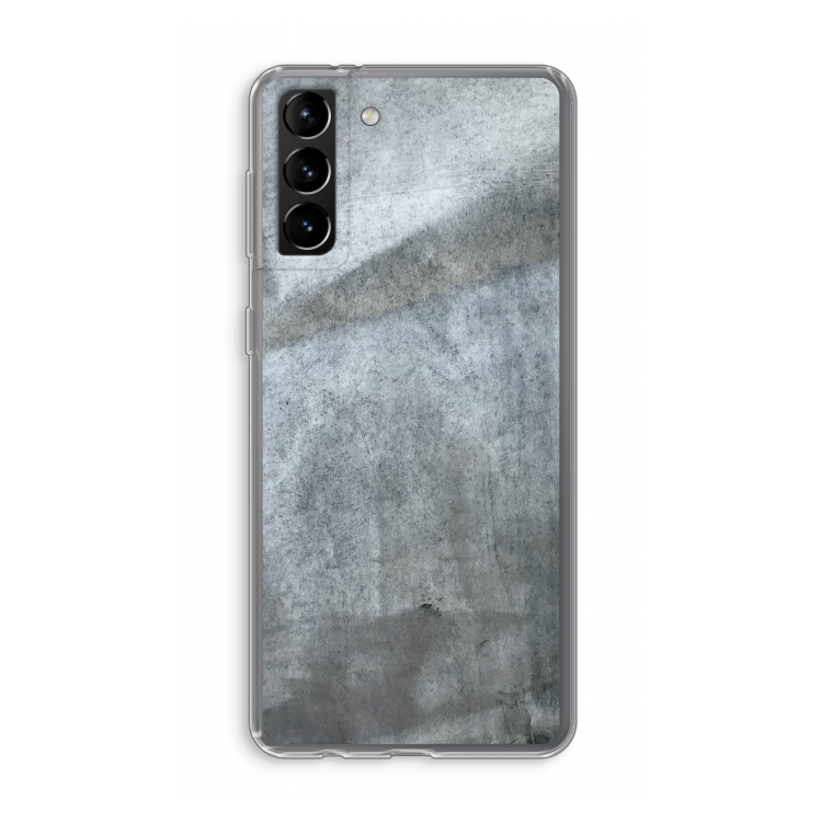 Grey Stone: Samsung Galaxy S21 Plus Transparant Hoesje