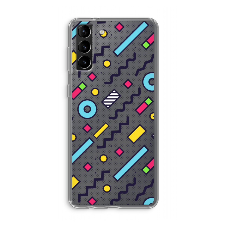 8-bit N°8: Samsung Galaxy S21 Plus Transparant Hoesje