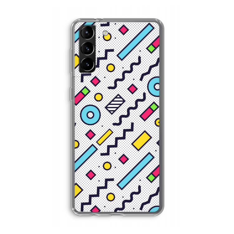 8-bit N°8: Samsung Galaxy S21 Plus Transparant Hoesje
