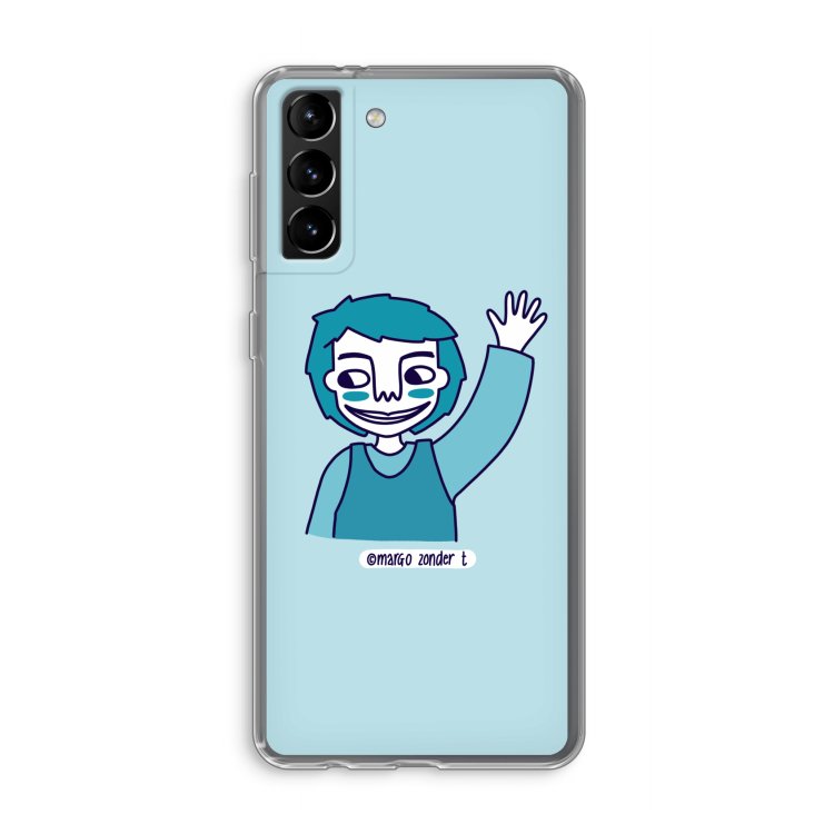 Zwaai: Samsung Galaxy S21 Plus Transparant Hoesje