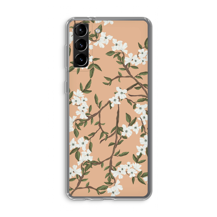 Blossoming spring: Samsung Galaxy S21 Plus Transparant Hoesje