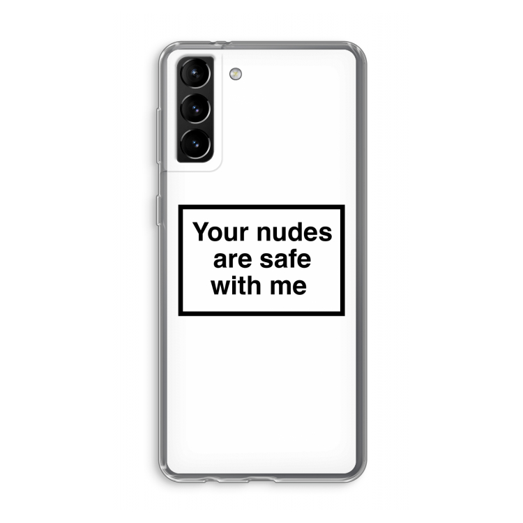 Safe with me: Samsung Galaxy S21 Plus Transparant Hoesje