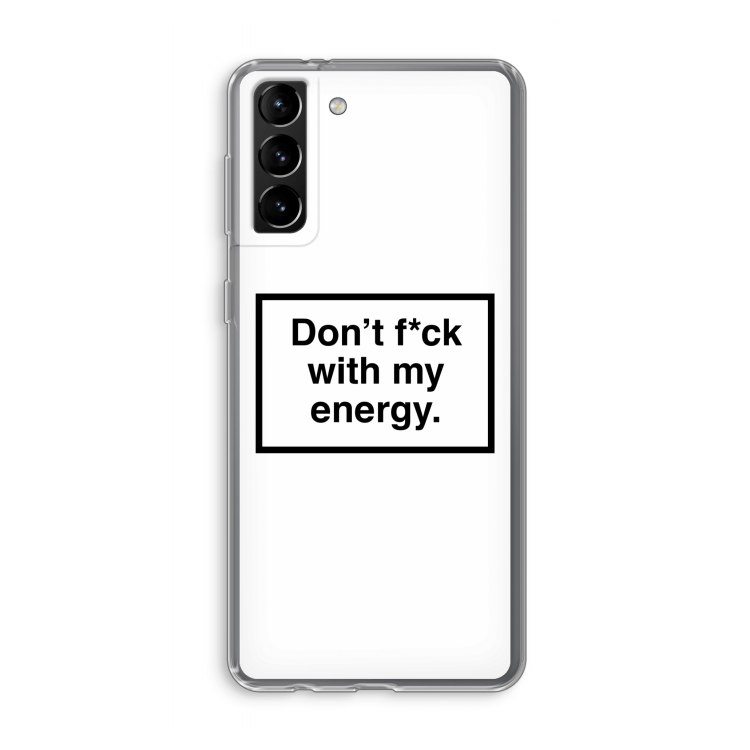 My energy: Samsung Galaxy S21 Plus Transparant Hoesje