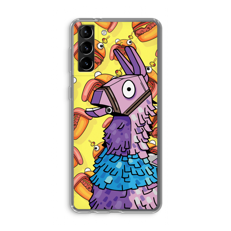Loot Burger: Samsung Galaxy S21 Plus Transparant Hoesje