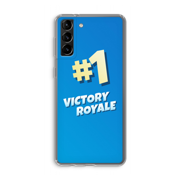 Victory Royale: Samsung Galaxy S21 Plus Transparant Hoesje