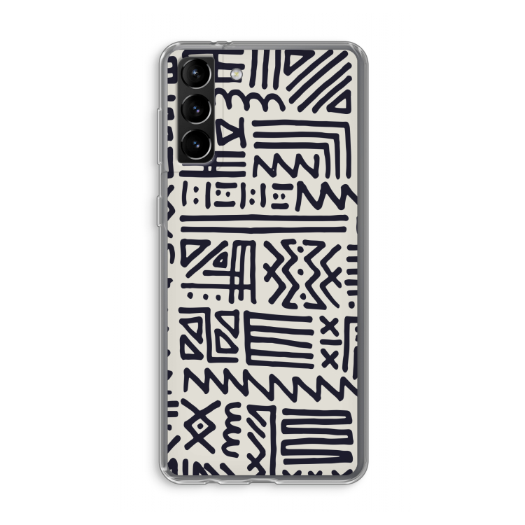 Marrakech print: Samsung Galaxy S21 Plus Transparant Hoesje