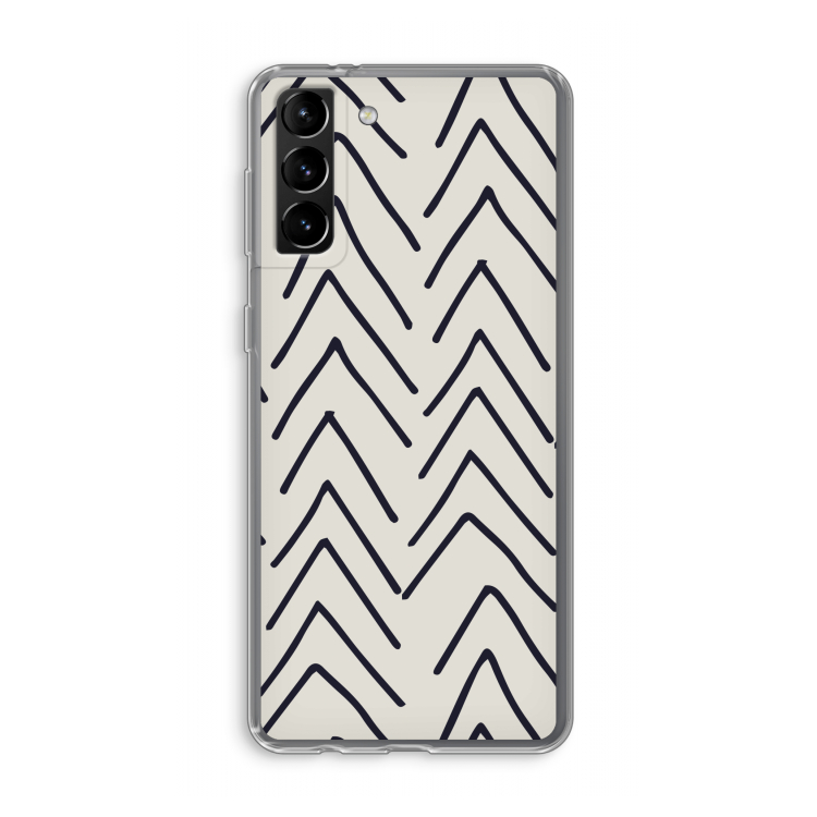 Marrakech Arrows: Samsung Galaxy S21 Plus Transparant Hoesje