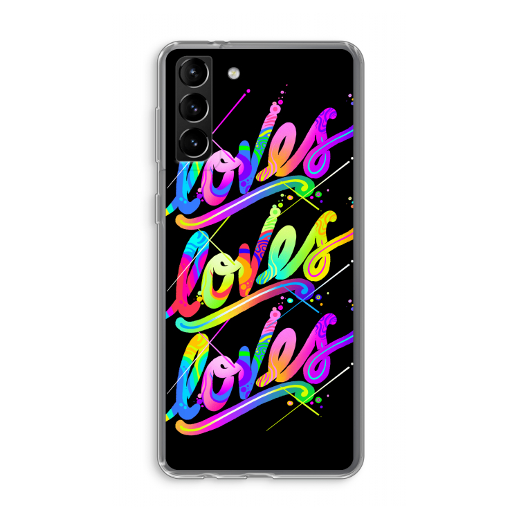 Loves: Samsung Galaxy S21 Plus Transparant Hoesje