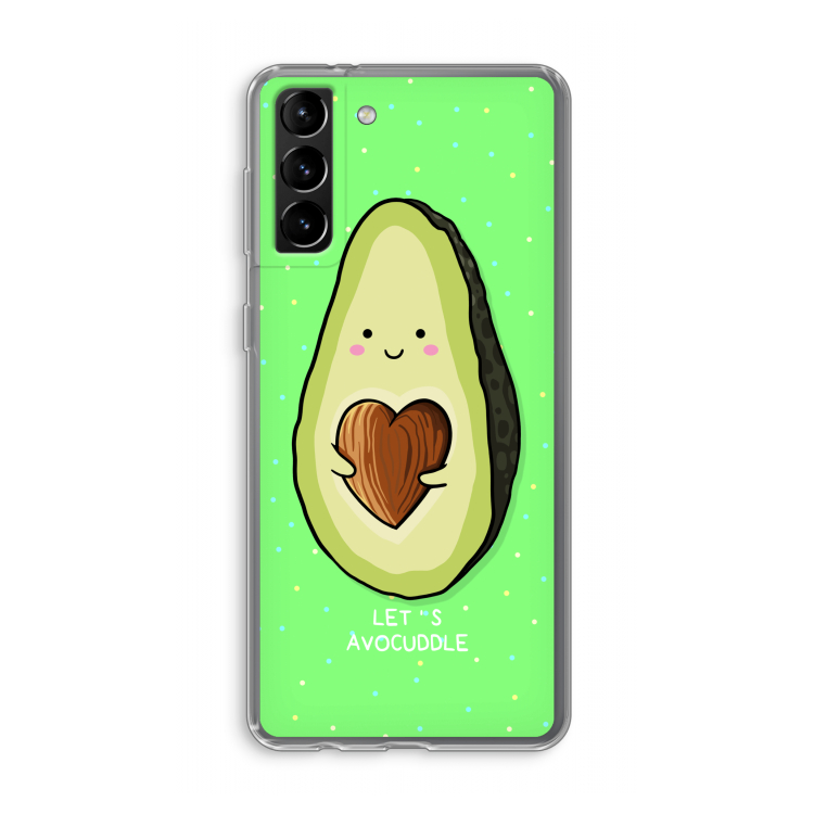 Avocuddle: Samsung Galaxy S21 Plus Transparant Hoesje