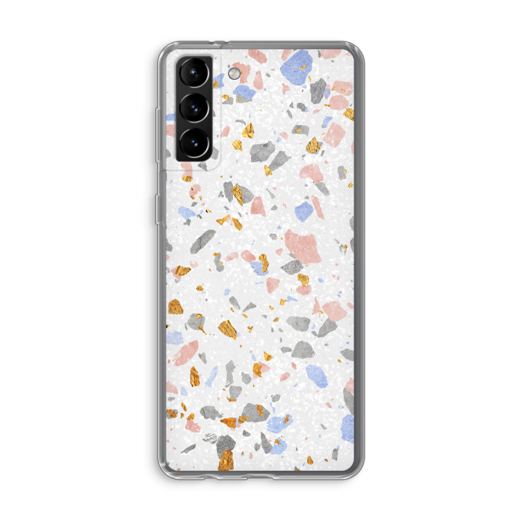 Terrazzo N°8: Samsung Galaxy S21 Plus Transparant Hoesje
