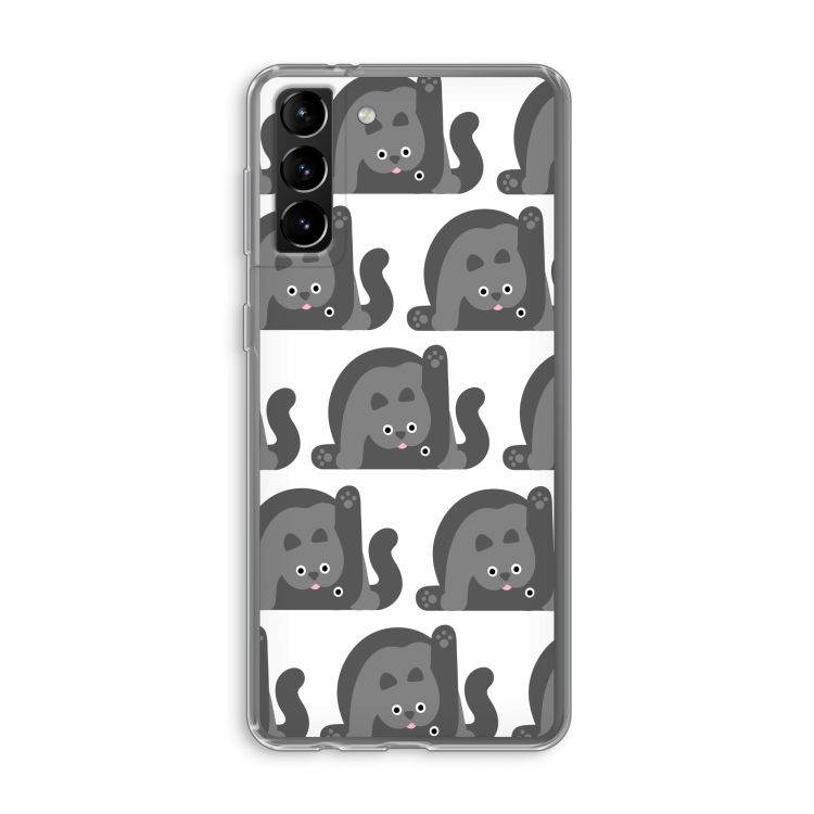 Cats: Samsung Galaxy S21 Plus Transparant Hoesje