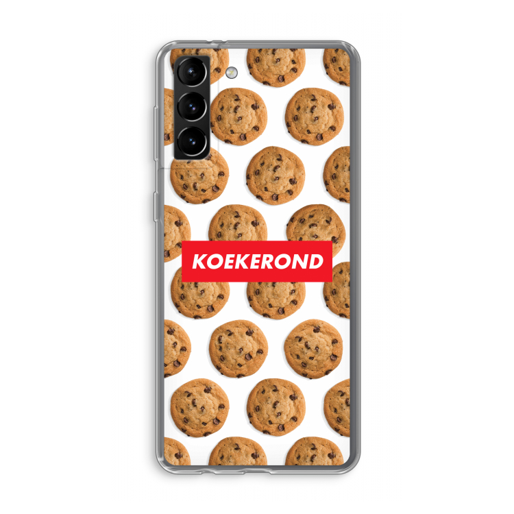 Koekerond: Samsung Galaxy S21 Plus Transparant Hoesje