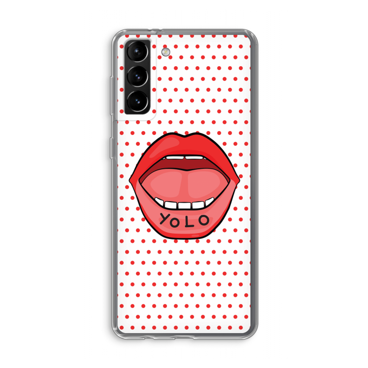 Yolo Denise: Samsung Galaxy S21 Plus Transparant Hoesje