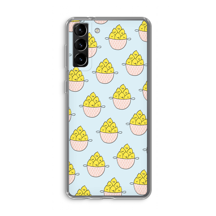Citroenen: Samsung Galaxy S21 Plus Transparant Hoesje