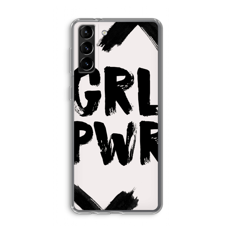 Girl Power #2: Samsung Galaxy S21 Plus Transparant Hoesje
