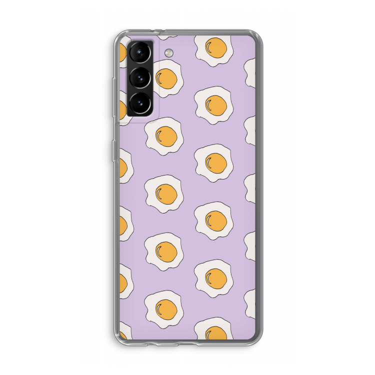 Bacon to my eggs #1: Samsung Galaxy S21 Plus Transparant Hoesje
