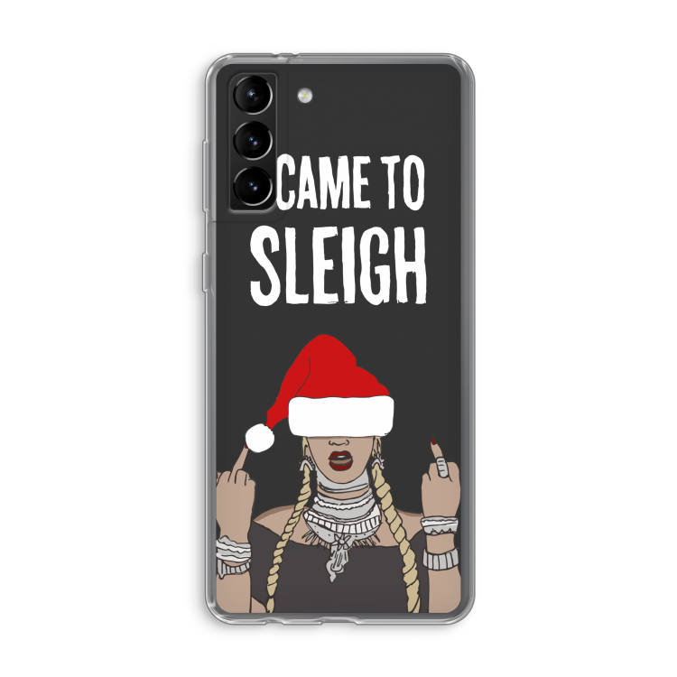 Came To Sleigh: Samsung Galaxy S21 Plus Transparant Hoesje