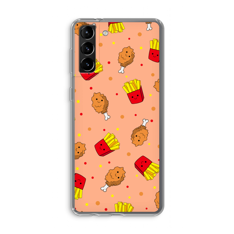 Chicken 'n Fries: Samsung Galaxy S21 Plus Transparant Hoesje