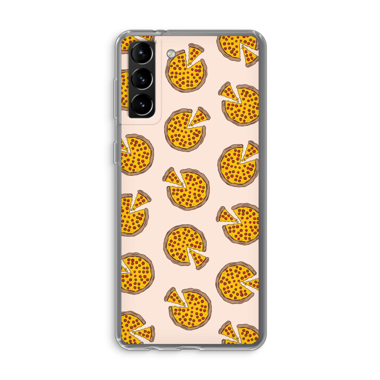 You Had Me At Pizza: Samsung Galaxy S21 Plus Transparant Hoesje