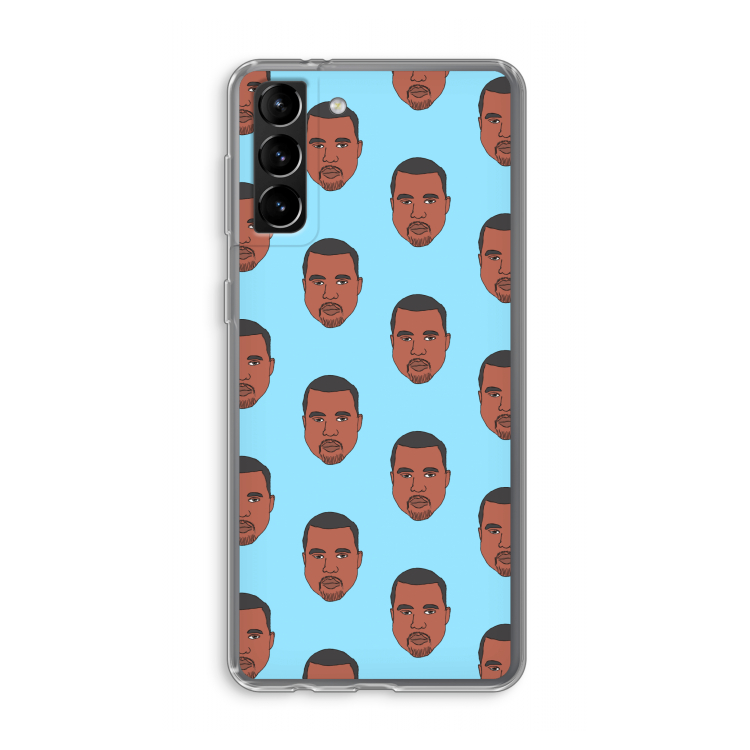 Kanye Call Me?: Samsung Galaxy S21 Plus Transparant Hoesje