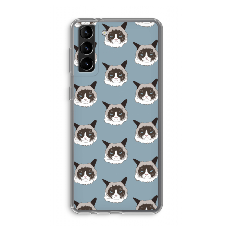 It's a Purrr Case: Samsung Galaxy S21 Plus Transparant Hoesje