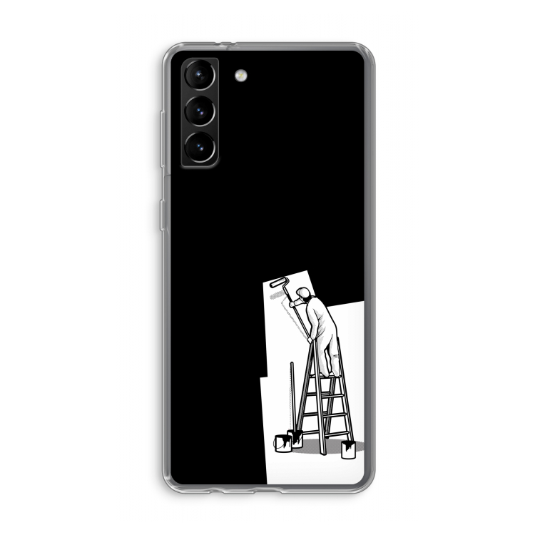 Musketon Painter: Samsung Galaxy S21 Plus Transparant Hoesje