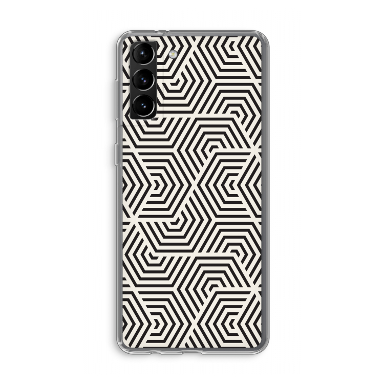 Magic pattern: Samsung Galaxy S21 Plus Transparant Hoesje