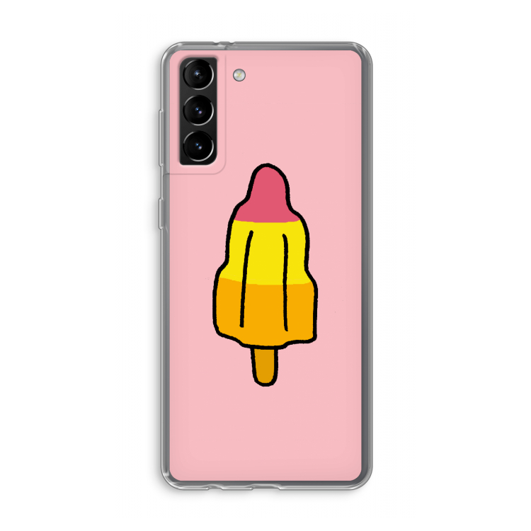 Raketijsje: Samsung Galaxy S21 Plus Transparant Hoesje