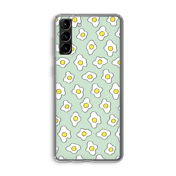 Spiegeleitjes: Samsung Galaxy S21 Plus Transparant Hoesje