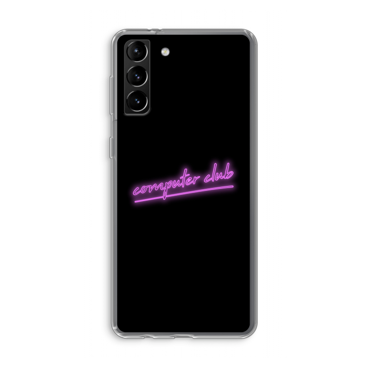 Vice Black: Samsung Galaxy S21 Plus Transparant Hoesje