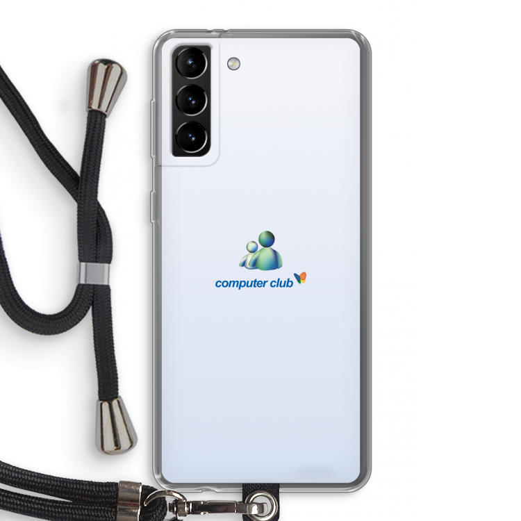 MSN: Samsung Galaxy S21 Plus Transparant Hoesje met koord