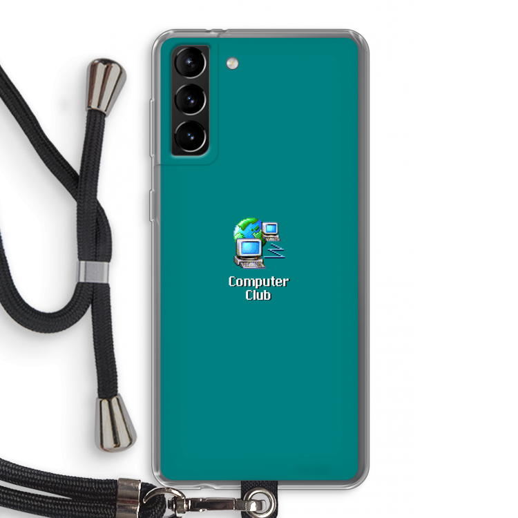 Win98: Samsung Galaxy S21 Plus Transparant Hoesje met koord