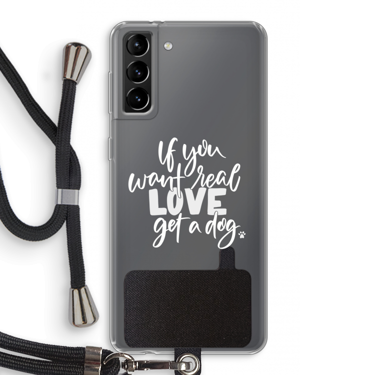 Partner in crime: Samsung Galaxy S21 Plus Transparant Hoesje met koord