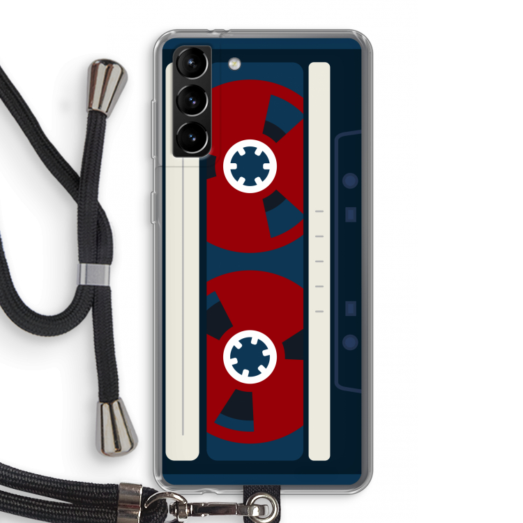 Here's your tape: Samsung Galaxy S21 Plus Transparant Hoesje met koord