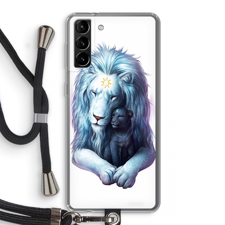 Child Of Light: Samsung Galaxy S21 Plus Transparant Hoesje met koord
